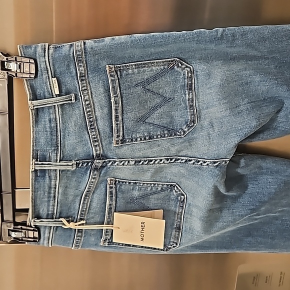 💕MOTHER💕 The Hustler Patch Pocket Ankle Fray Jeans ~ Healing Jar 25 NWT - Picture 12 of 16